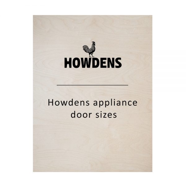Howdens appliance door sizes