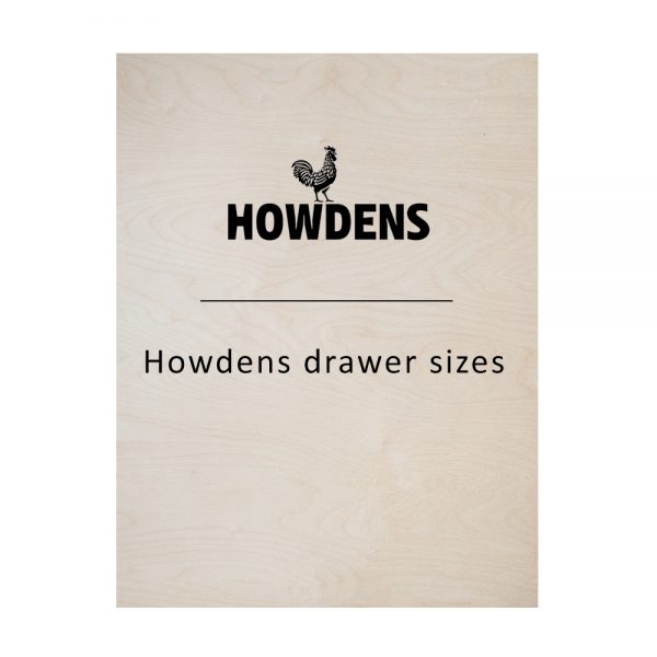 Howdens drawer sizes